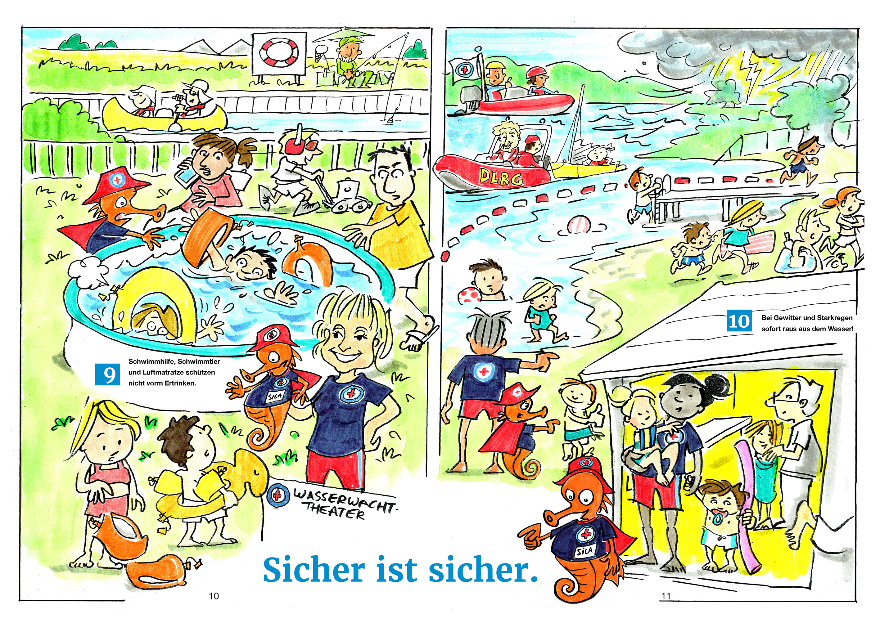 Wimmelbuch Seite 5 – kurze Motivbeschreibung.