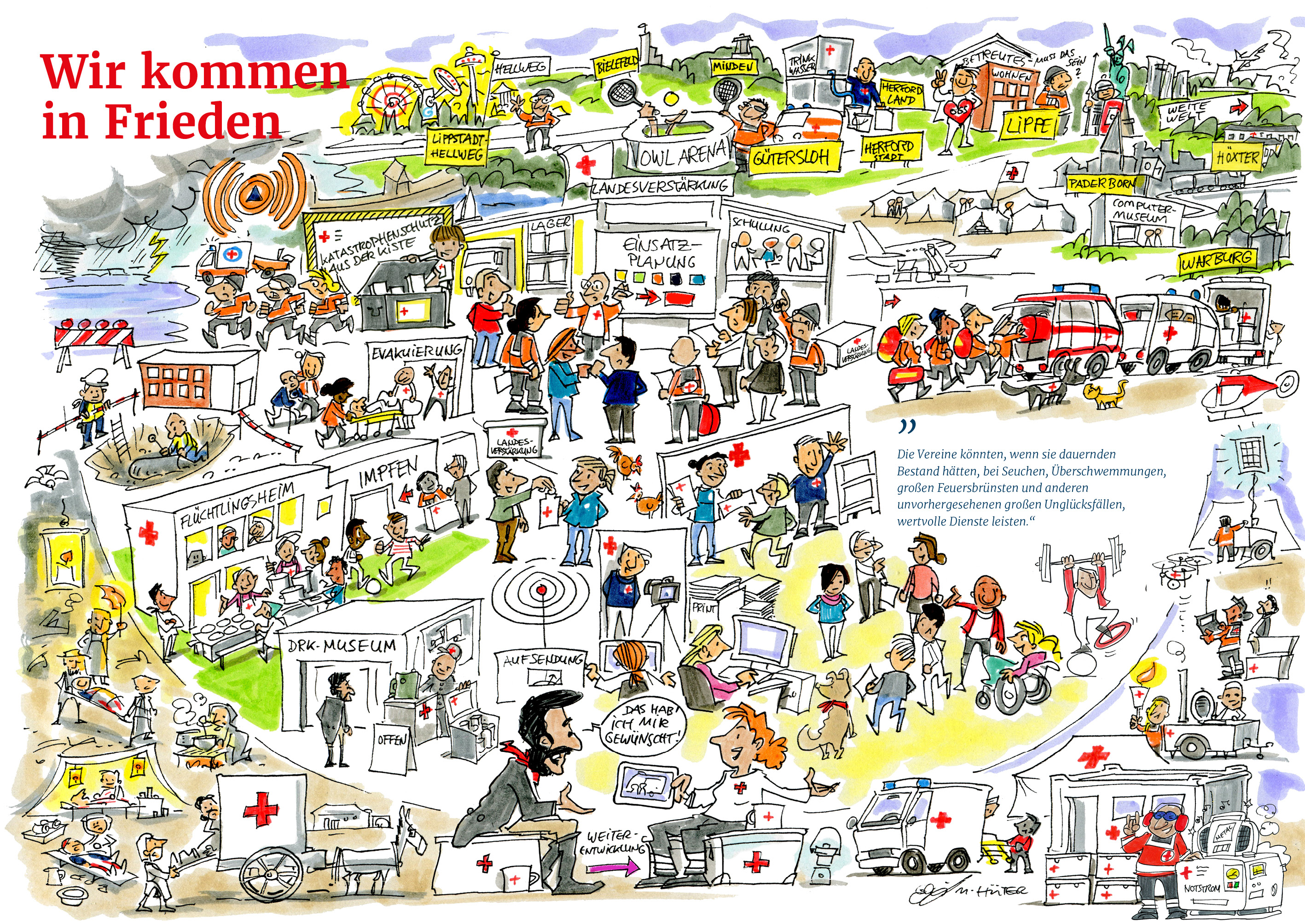 Wimmelbuch Seite 6 – kurze Motivbeschreibung.