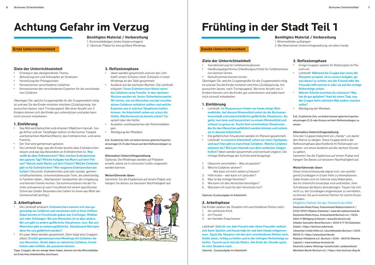 Wimmelbild Innenstadt Bochum