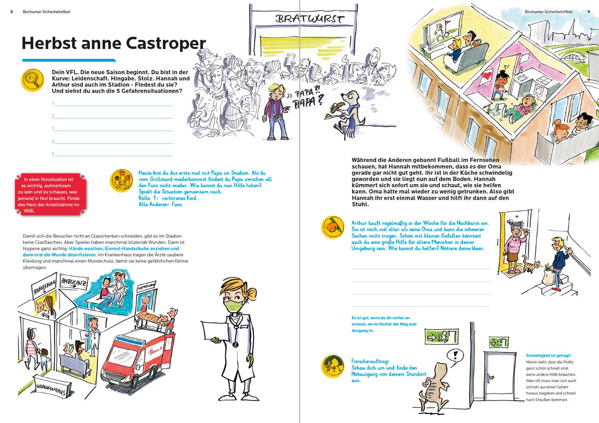 Innenseiten Bochumer Sicherheitsfibel