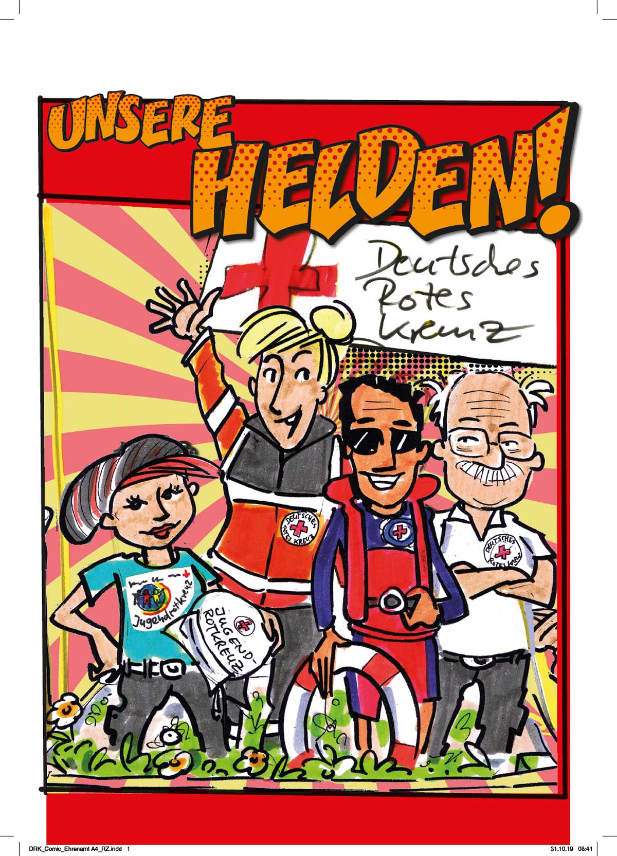 Titelmotiv des DRK-Comics